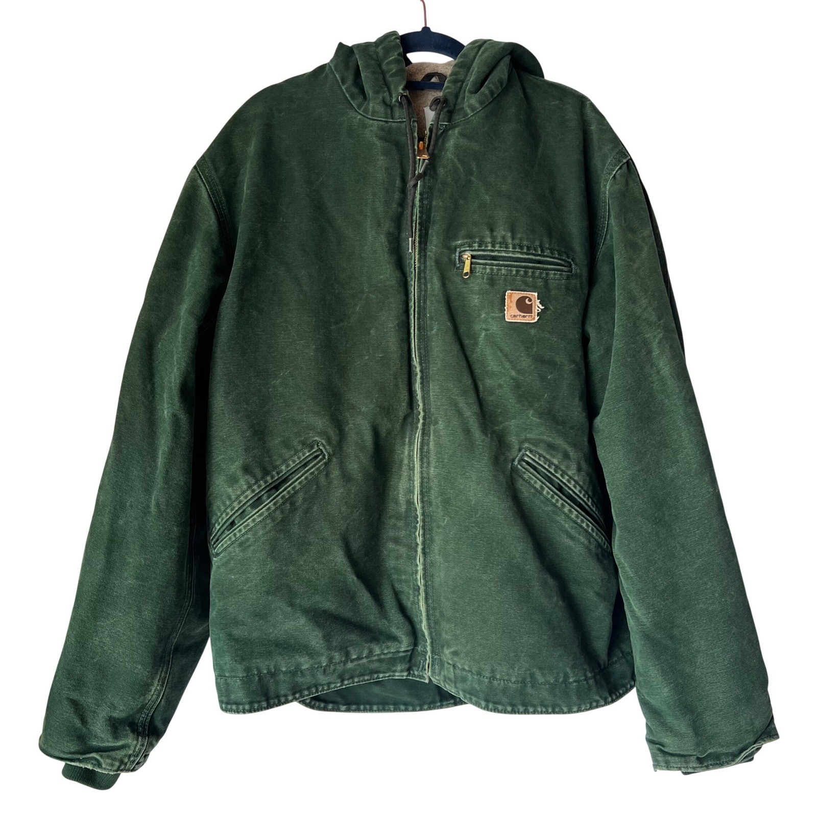 Vintage Carhartt J141 SPC Spruce Green Sierra Sherpa-… - Gem