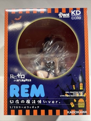 RE:ZERO REM PHANTOM NIGHT WIZARD VER. 1/7 FIGURE (KADOKAWA) OFFICIAL NEW SEALED