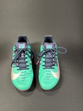 NIKE ZOOM RIVAL S OBSIDIAN Women Size 5 Track Shoes Spikes Racing 907564-406