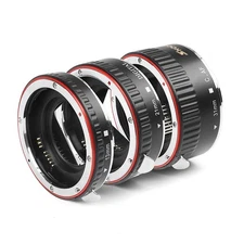 Macro Extension Tube Set for Canon EOS EF/EF-S Lenses - Close-Up Photography