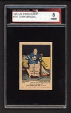 1951-52 PARKHURST #75 TURK BRODA KSA 8 NEAR MINT-MINT