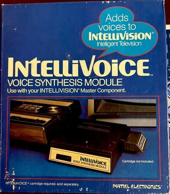 NEW Intellivision Intellivoice Voice Synthesis Module 3330 With 3 Voice Games