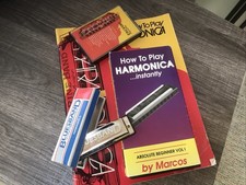 Vintage Hohner Bluesband Int  l Harmonica C How to Play Harmonica  VHS Tape