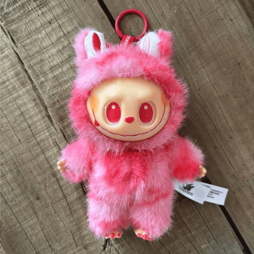 The Monsters BIG INTO Energy V3 Series Keychain Plush Doll 16cm - Luck (Purple)! - Picture 15 of 22