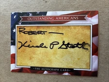 Nicole Stott Authentic Hand Signed card NASA Shuttle Astronaut Space Astronaut