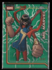 2026 Topps Chrome Marvel Comics #83 Ms. Marvel Storm's Green Lightning #/99
