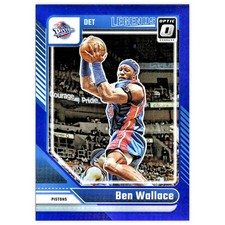 Ben Wallace 2024 Panini Donruss Optic Basketball Legends #230 Blue Prizm /49