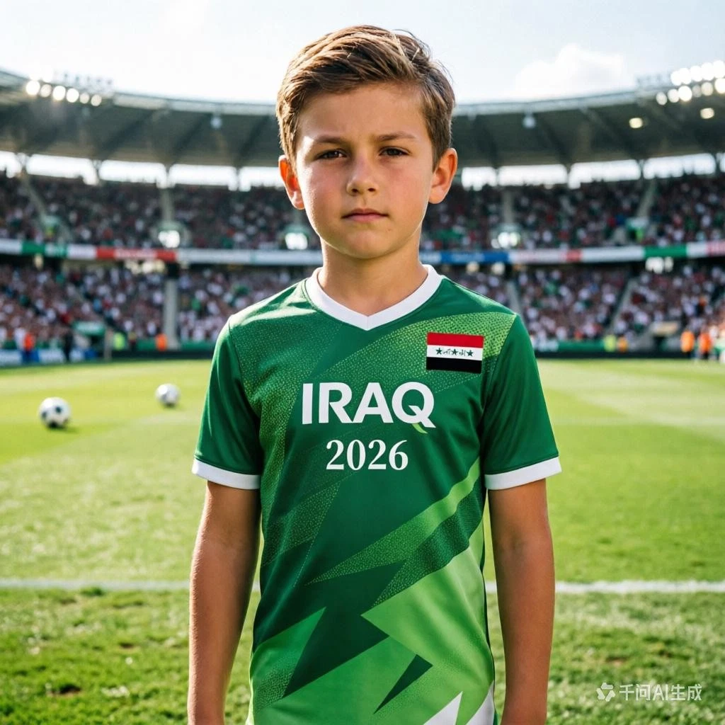 Iraq 2026 Soccer Jersey T-Shirt for Kids & Adults Breathable Casual Wear