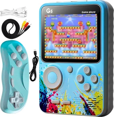 Retro Game Box Portable Handheld Video Game 3" Screen Play on TV Gift idea 4 all