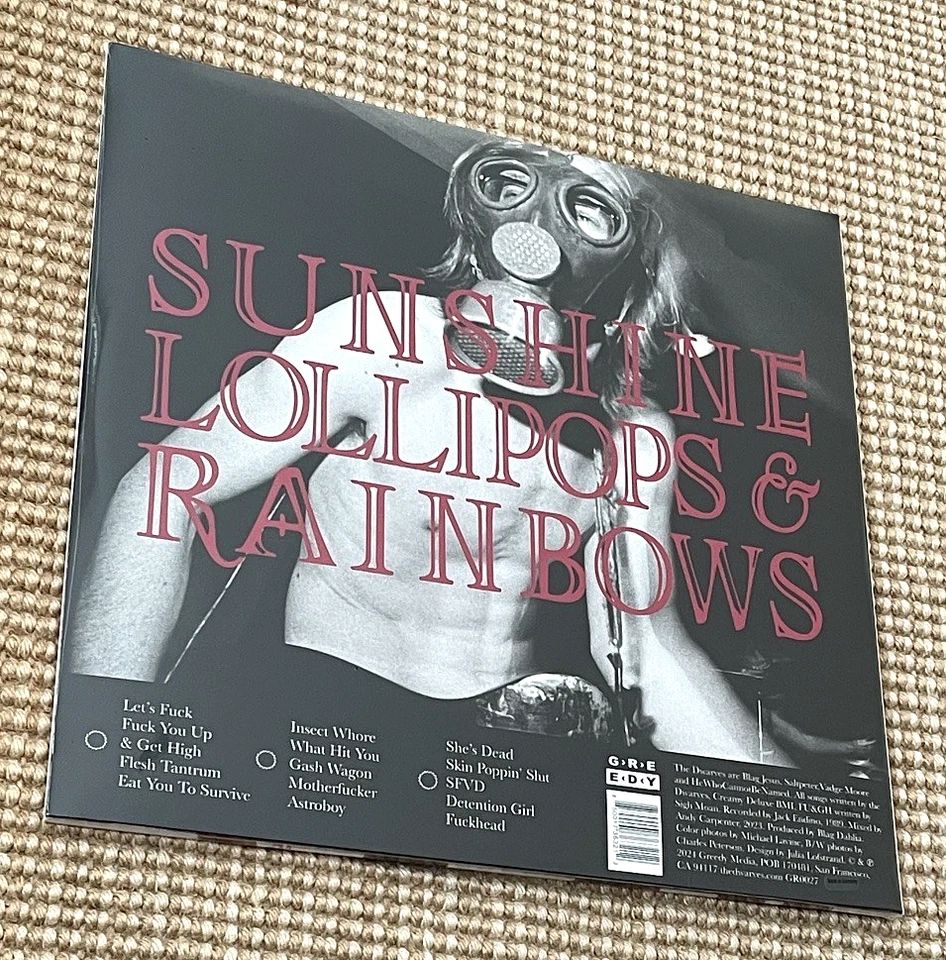 DWARVES SUNSHINE LOLLIPOPS AND RAINBOWS RSD 2025 PICTURE DISC LP SEALED - Image 3 of 3