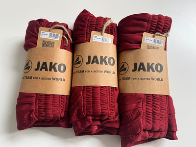 JAKO Sporthose world Herren 4430 Männer S M XXL 160 rot rust red Shorts rostrot