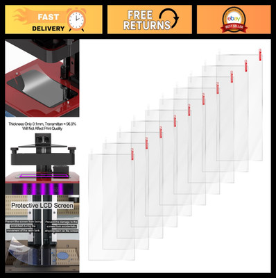 10PCS 7.1'' LCD Screen Protector Film - Scratch-Resistant, High Light Transmittan
