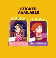 Amortentia  Hermione's Arrival - Mono Poly Go Golden Blitz Sticker       