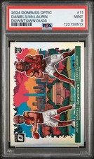2024 Panini Donruss Optic Downtown Duos #11 Jayden Daniels /Terry McLaurin PSA 9