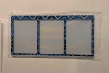 Official Pokemon Card Display Case - 3 Card, Magnetic, Acrylic Display BLUE NEW