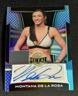 MONTANA DE LA ROSA AUTO 2025 LEAF METAL WOMEN OF SPORT BLUE PRIZM 2/8 MMA 🔥🔥