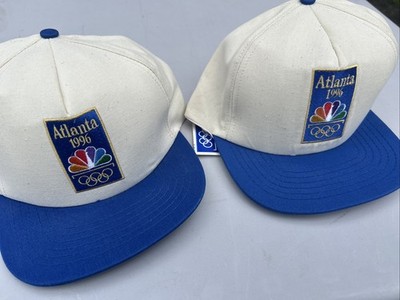 Vintage Atlanta 1996 Olympics SnapBack Hat Hats Lot Of 2 NOS New With Tags NBC