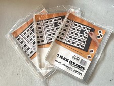 3 Packages Of Slide Holder Storage Pages Holds 20 Slides Page/ 5 Page Package