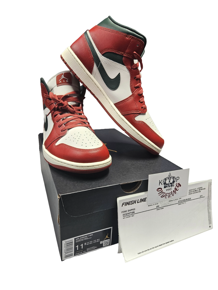 新品、未使用 AIR JORDAN 1 MID 26cm Size: 11.5 - *BRAND NEW* Air Jordan 1 Mid Sail/Midnight GREEN