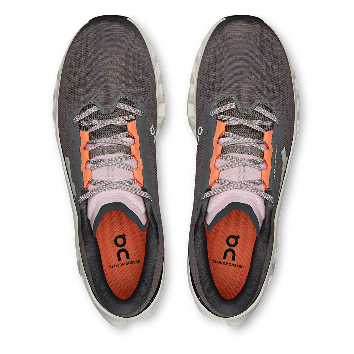 On Running Cloudmonster Gray Orange Running Shoes Men’s Size 10.5 NEW w/ Box Men main image 4