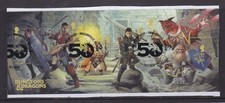 GB SG MS5197 USED FDI STAMP SHEET 2024 KCIII DUNGEONS & DRAGONS SHEET ON PAPER