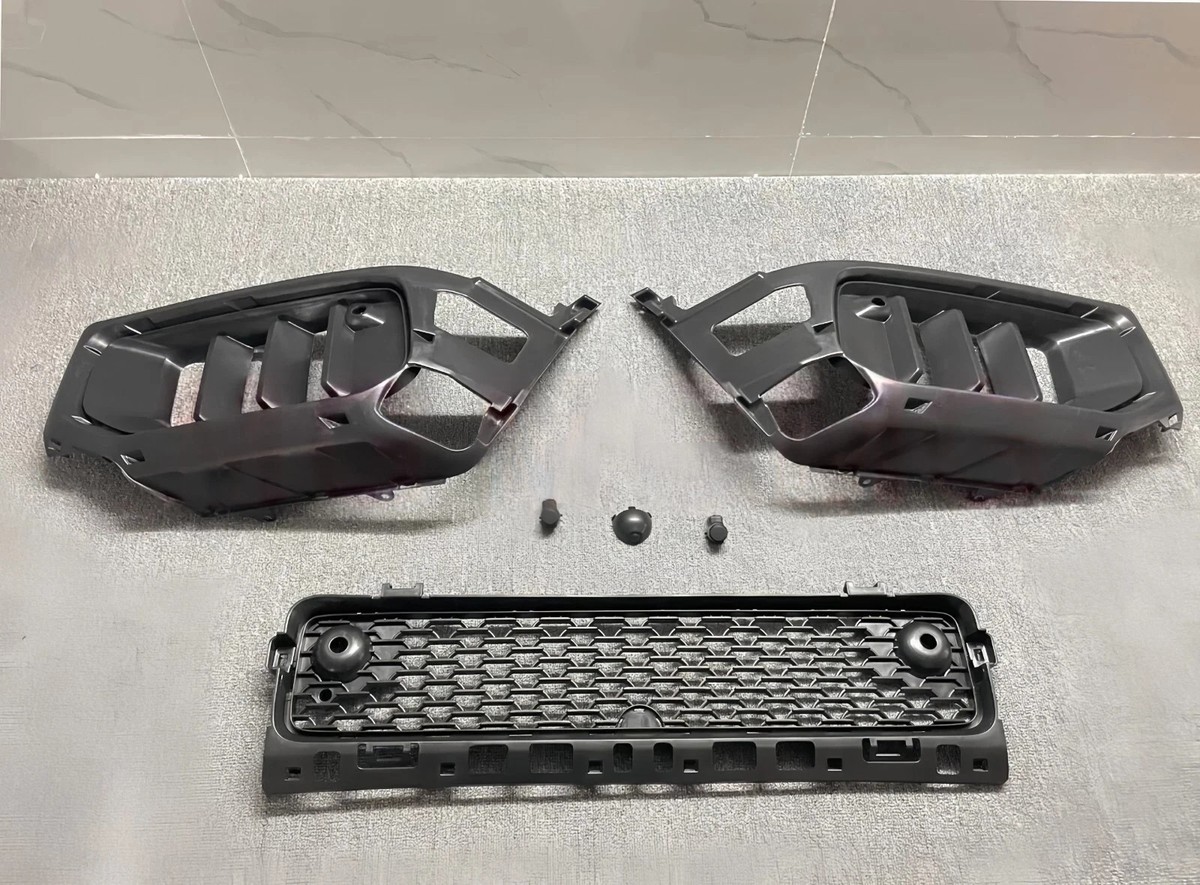 【adg36985おまとめ割】W32 ブラック 2025 G63 W465 STYLE FRONT BUMPER INSERT VENTS FOR MERCEDES BENZ