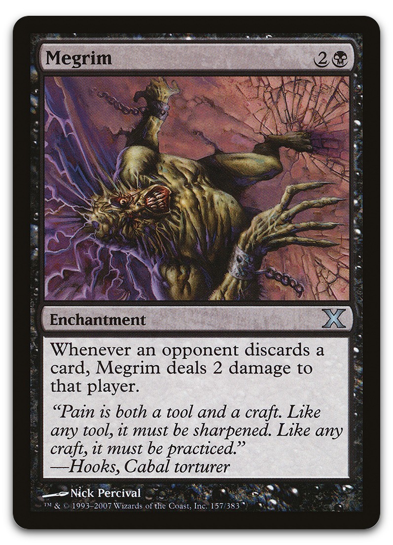 Megrim #157 (NM) 10th Edition 10E Magic MTG