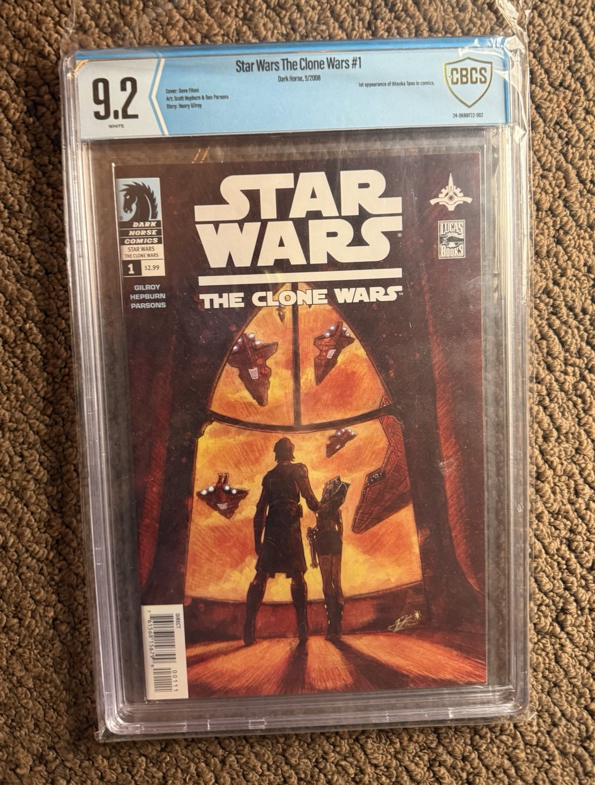 🌌 Star Wars: The Clone Wars #1 CGC 9.2 🔥 Ahsoka Tano 1st Appearance!