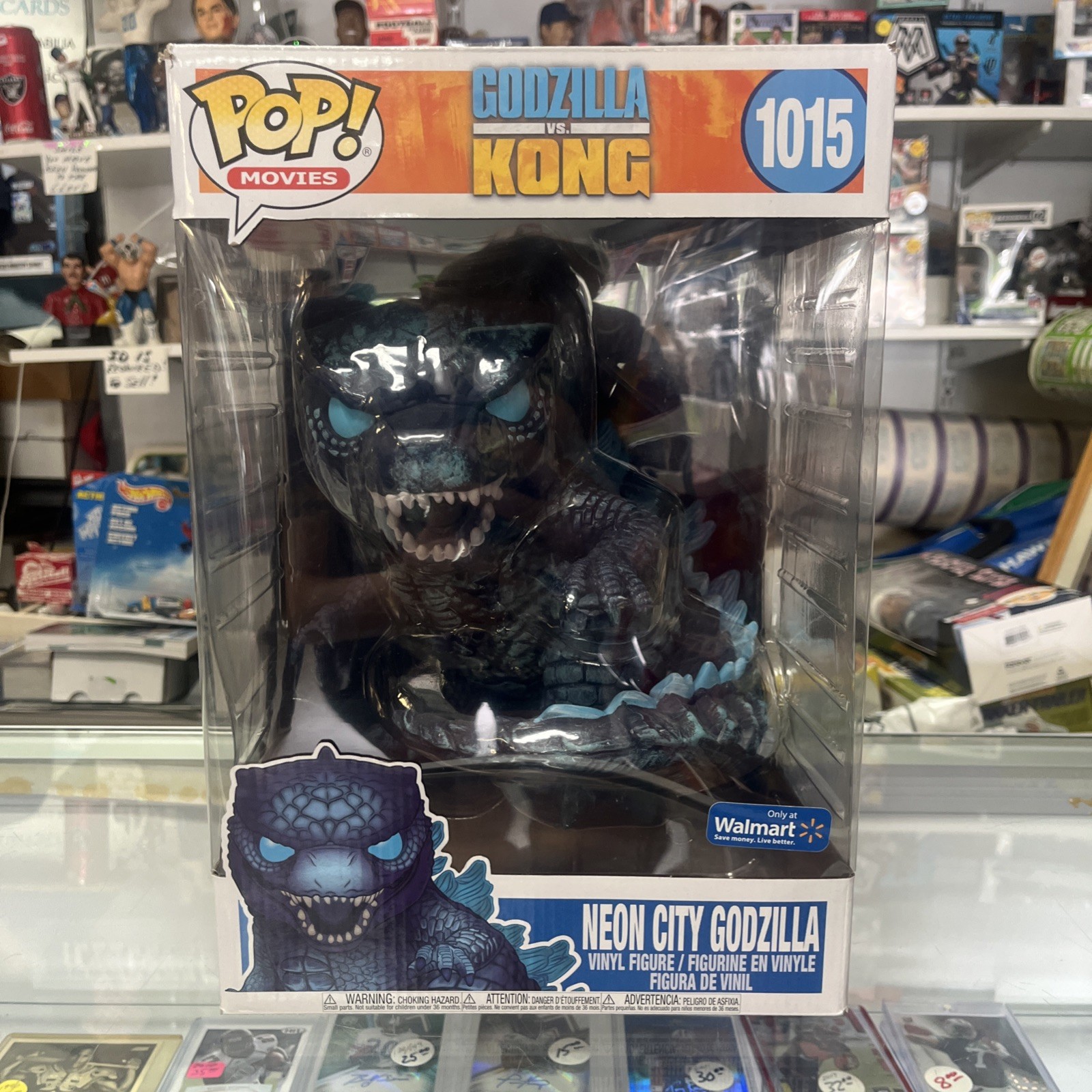 Funko Pop! Vinyl Jumbo 10 in: Godzilla - Neon City Godzilla (Jumbo) - Walmart (Exclusive) #1015