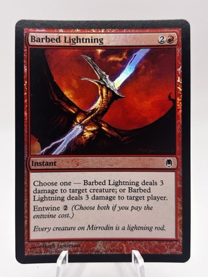 Barbed Lightning 55/165 Foil Darksteel MTG LP