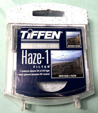 Tiffen 67mm UV-1 Haze-1 Ultra Violet Glass Filter 67HZE Original Sealed Pack