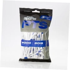 Pride Professional Tee System Standard 75 Count, White 