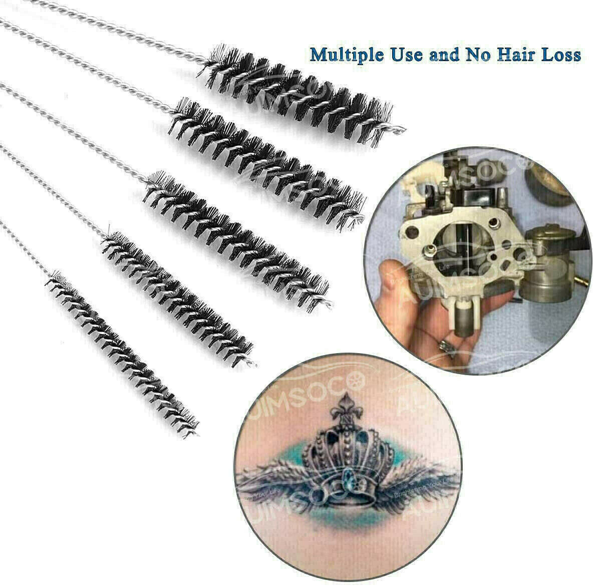 13pcs Carburetor Carb ATV Motorcycle Small Engine Cleaning Brushes Wire