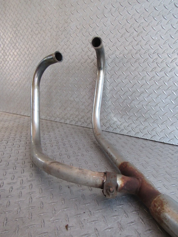 81 Kawasaki KZ440B KZ440 KZ 440 LTD 1981 TUBO SILENCIADOR ESCAPE Foto 3 de 4