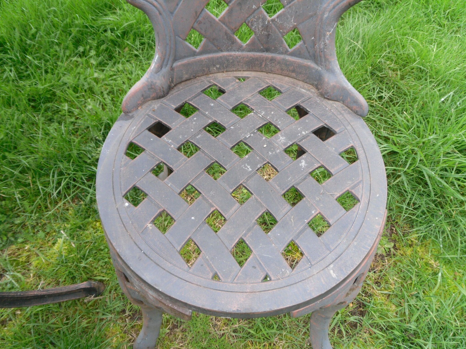 cast iron bistro garden set eBay