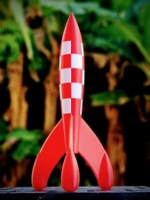 Tintin Rocket - 35cm - Unassembled version
