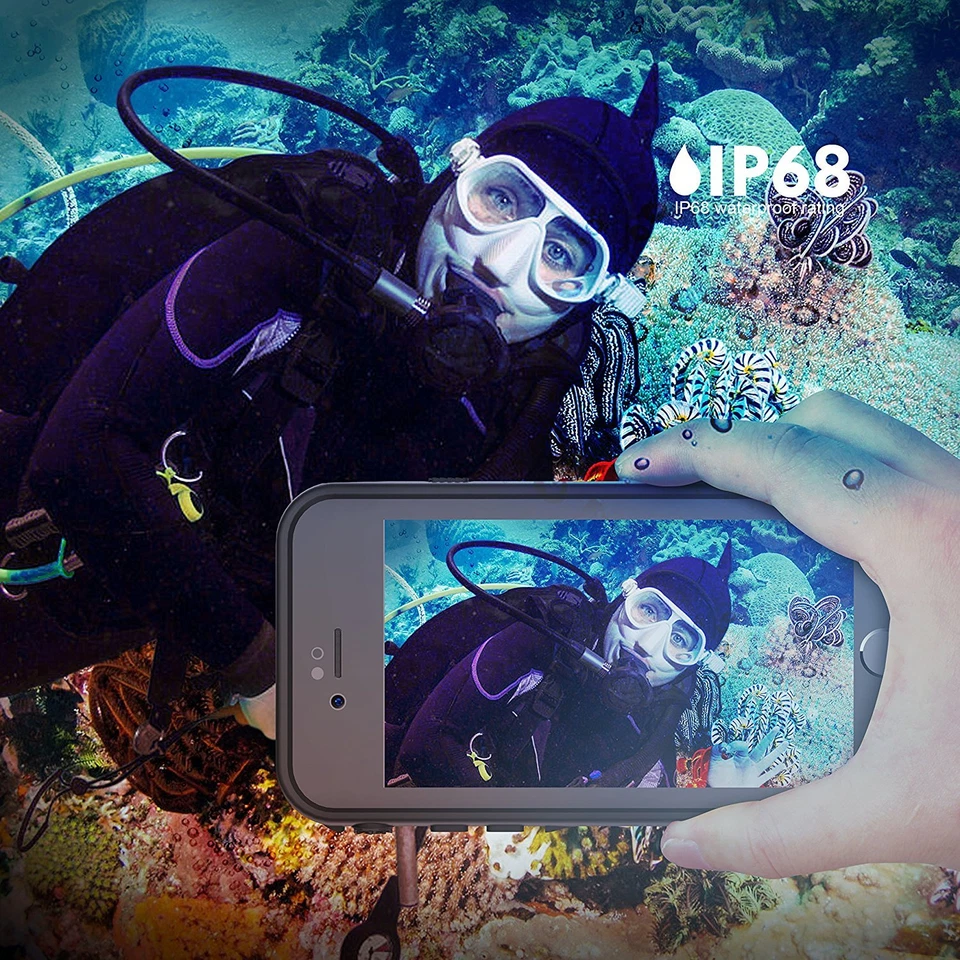 For Apple iPhone 7 8 Plus Waterproof Case Shockproof Dirtproof Heavy Duty Cover - Image 3 of 4