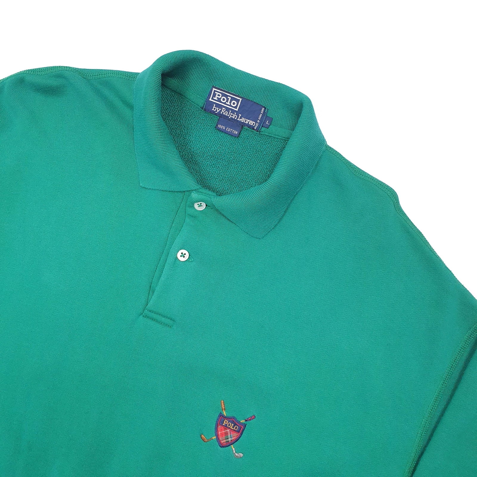 Mens POLO RALPH LAUREN Golf Cotton Polo Top Jumper Sweatshirt XL image 2
