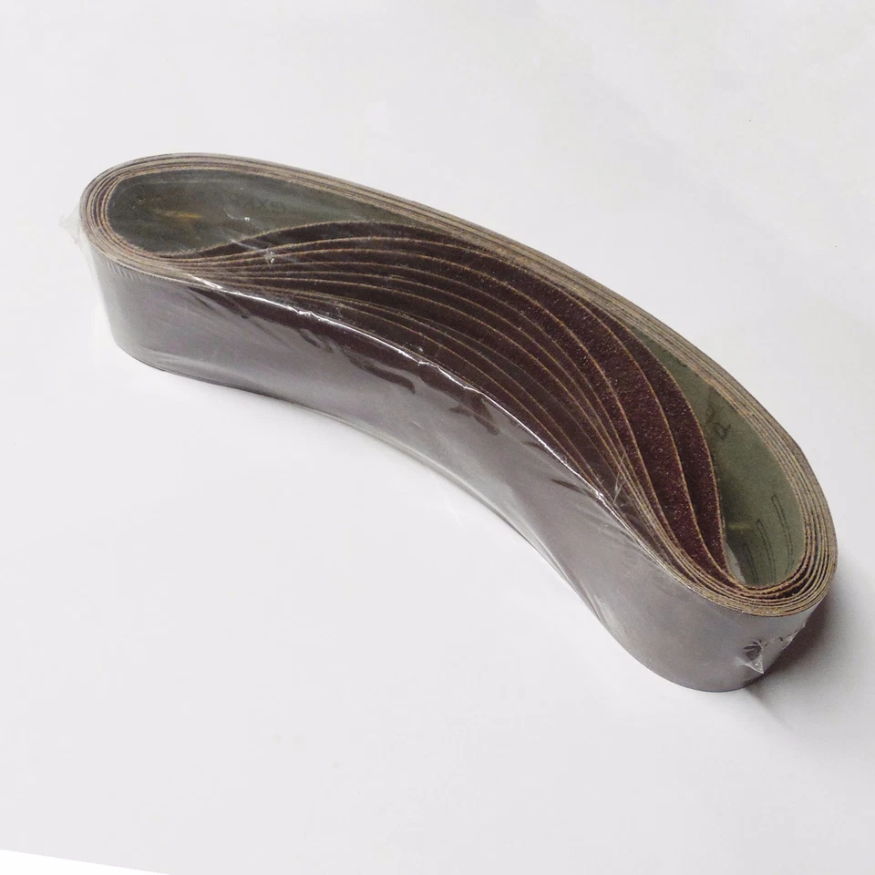 10 Stück Schleifbänder 50 x 686 mm , zur Bearbeitung von Holz und Lack