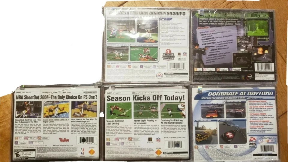 ¡SELLADO! Madden 2004, NBA Shooutout 2004, filtro Syphon y más lote de juegos Ps1 (5) Foto 2 de 4