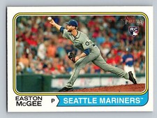 Easton McGee RC Rookie 2023 Topps Heritage #178 Seattle Mariners