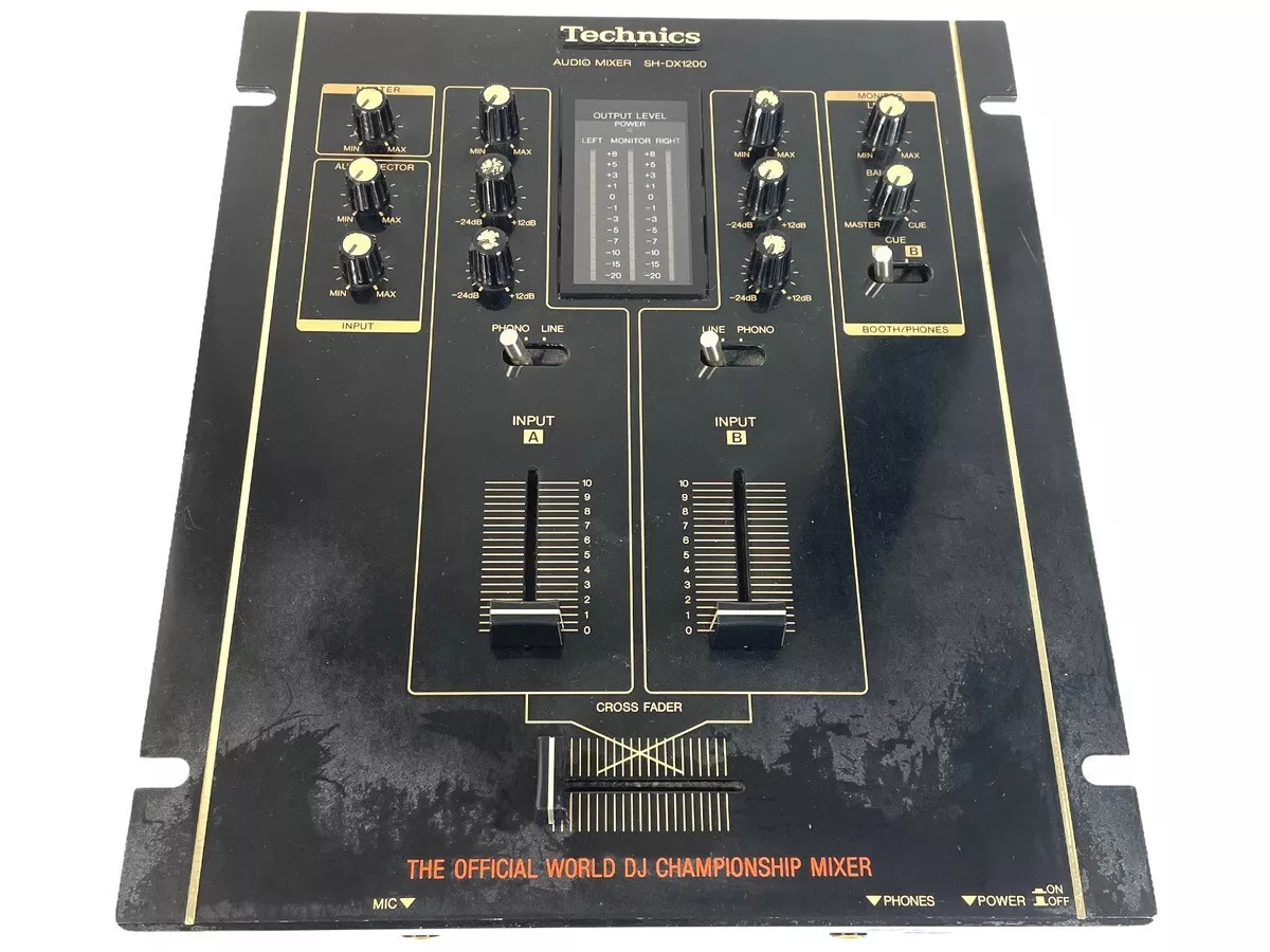 注意事項Technics DJ用 オーディオミキサー SH-DX1200 - DJ機器