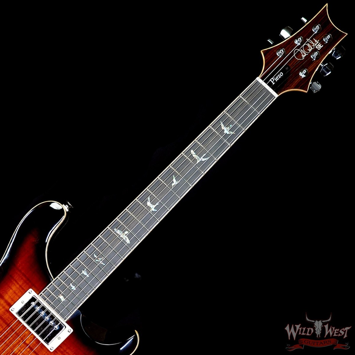 さげ　Paul Reed Smith SE Hollowbody Paul Reed Smith PRS SE Hollowbody II Piezo Black Gold Burst