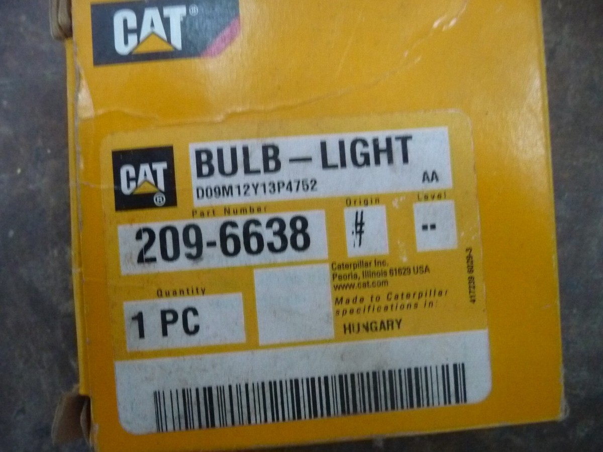 CAT 209-6638 BULB LIGHT MINING ORIGINAL GENUINE CATERPILLAR | eBay