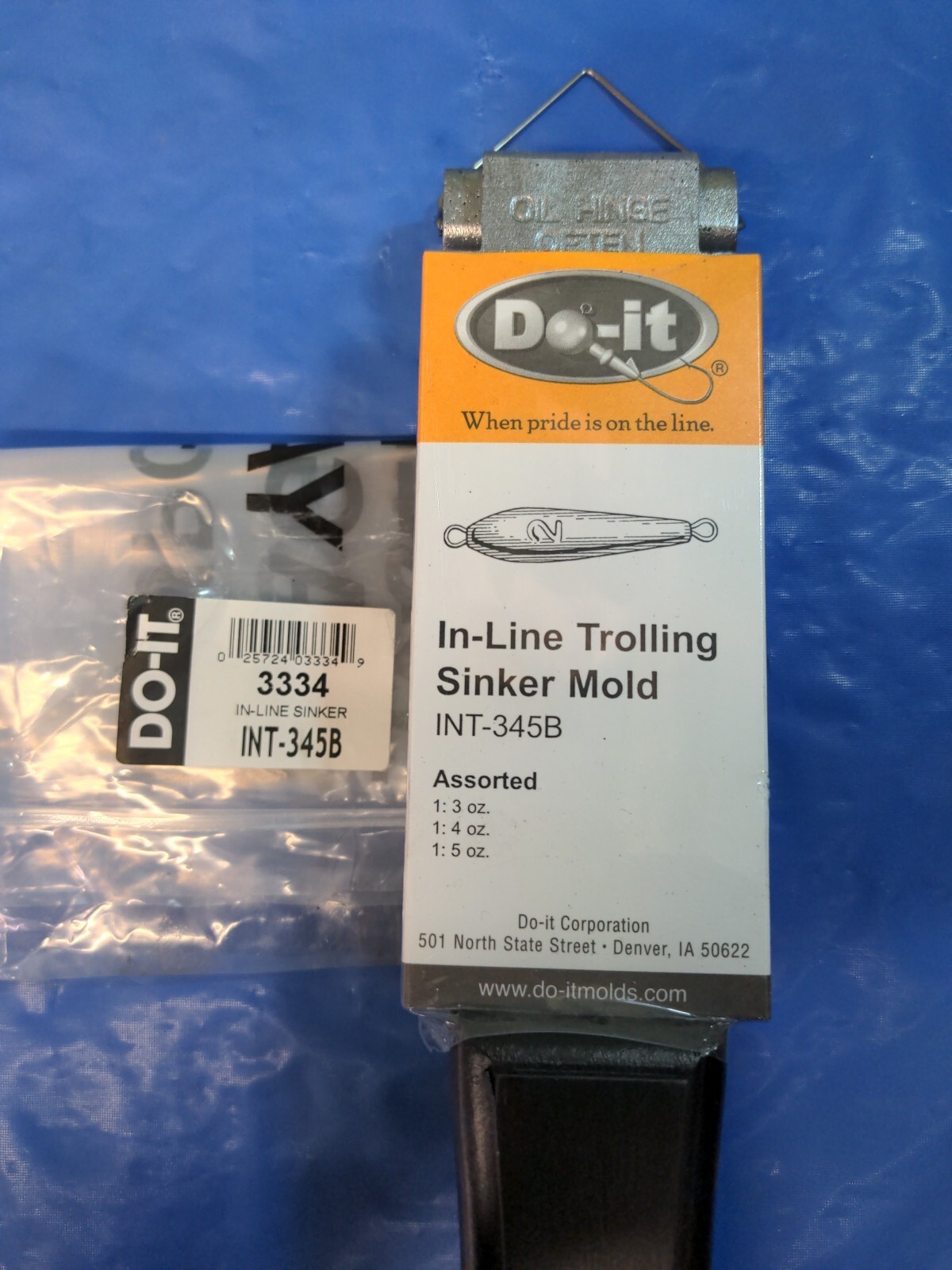 Do-it INT-3-234B In-Line Trolling Sinker Mold