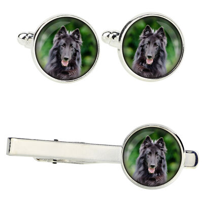 Belgian Shepherd Set with Clamps in a Box with Picture. Art-Dog