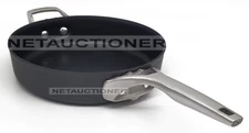 New CALPHALON Premier Space Saving Hard Anodized Nonstick 3 Qt Sauté Pan