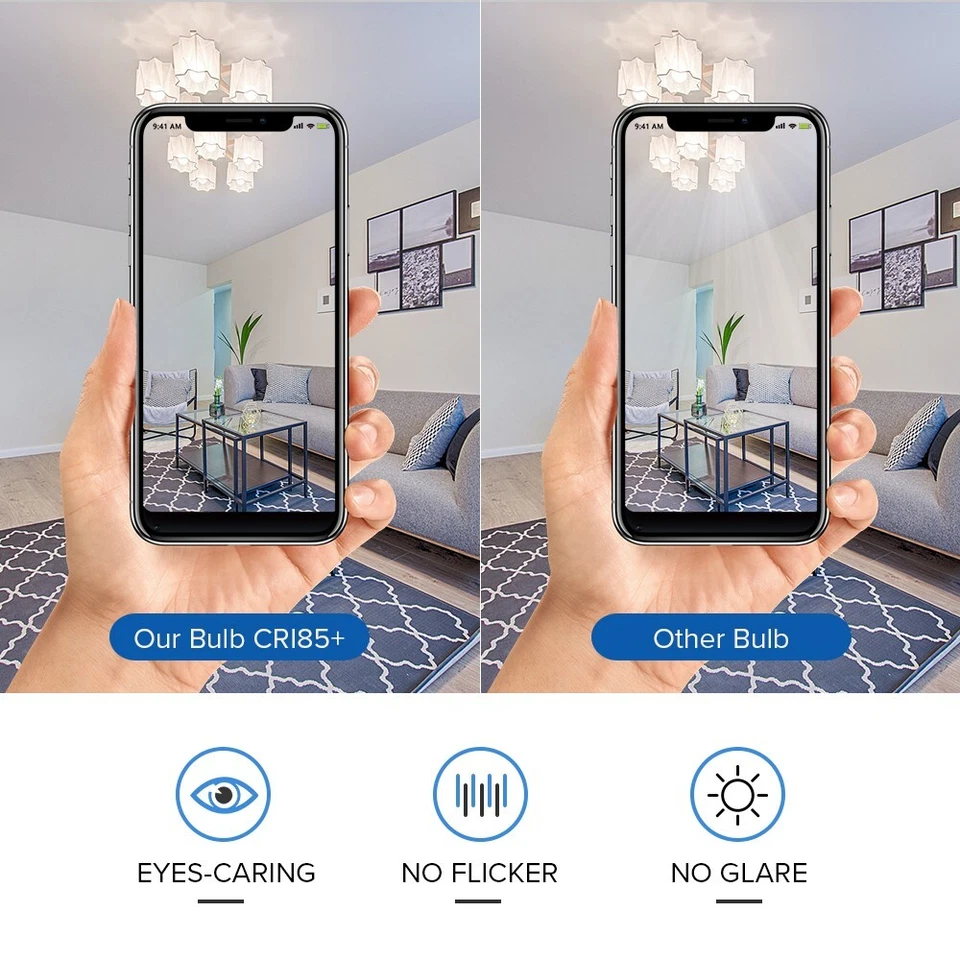 8 pcs LED Light Bulbs 2500LM 50W Equiv. Daylight 5000K Home Office Bulbs SANSI - Image 3 of 4