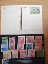 Österreich Briefmarken aus Nachlass mit Karte