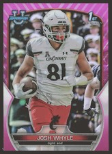 2022 Bowman University Football Chrome Pink Refractor Parallel Complete Your Set